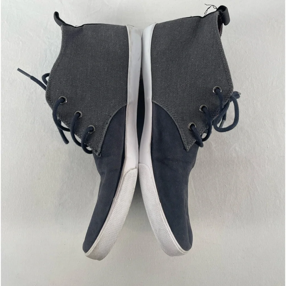 Ben Sherman Bristol Chukka High Top Canvas Sneaker in Navy‎ Size 11